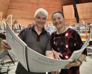 Peter Oundjian and Wang Jie at the Colorado Music Festival - a classical music festival in Boulder, Colorad